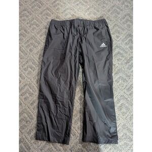 Adidas Golf Climastorm Rain Pants Mens 2XL Black Wind Pants CY7445